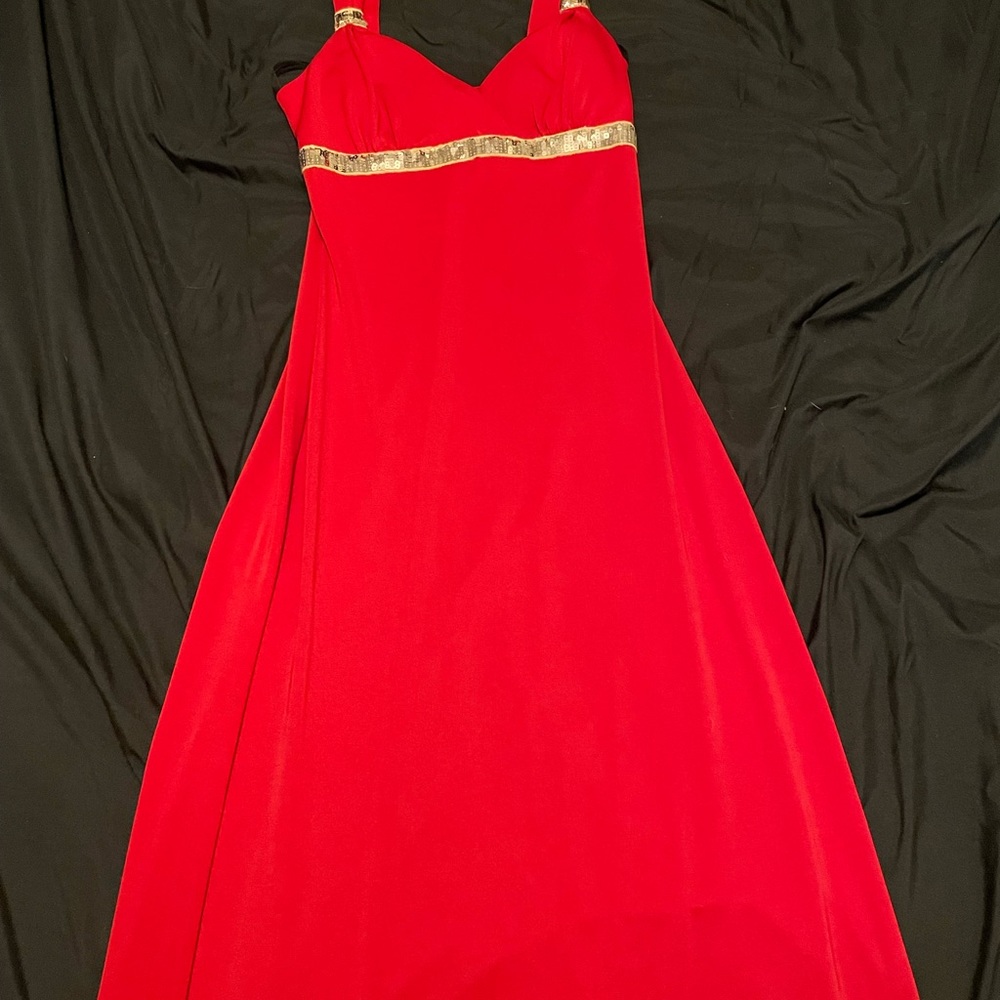 Elegant red dress